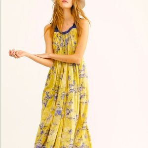 Free People Tropical Toile Maxi Dress